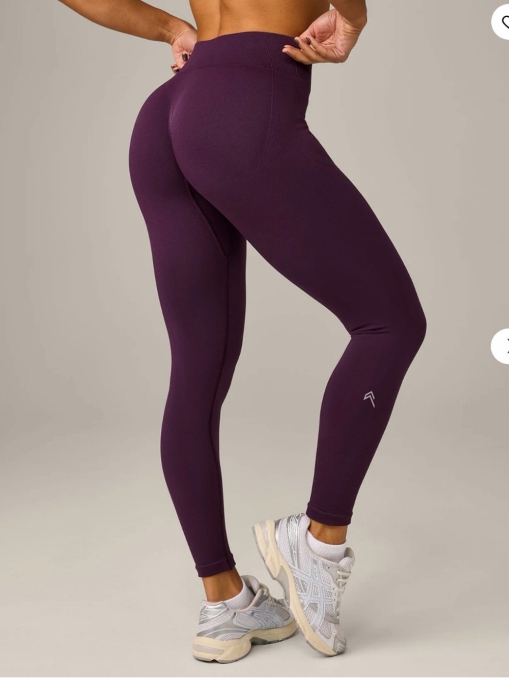 ONER ACTIVE ENHANCELIFT™ SEAMLESS LEGGINGS WITH GRAY LOGO